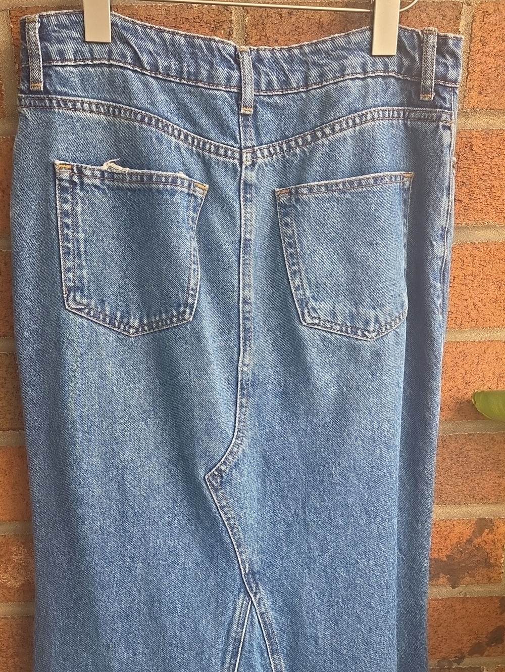 Zara Denim Maxi Skirt - Picture 5 of 8